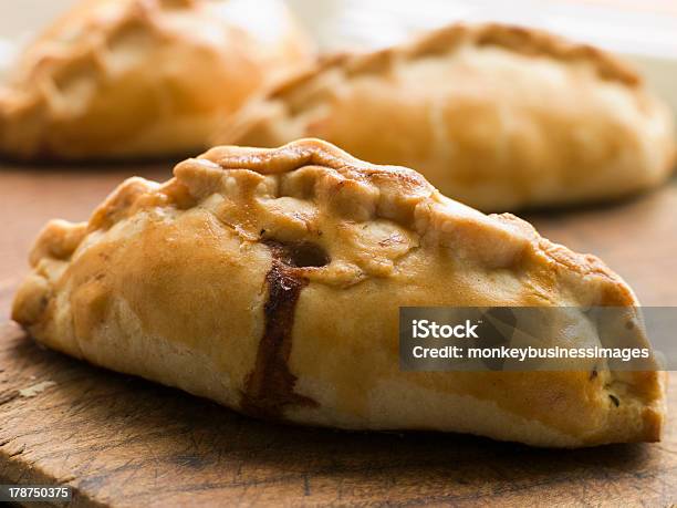 Traditional Cornish Pasties Stock Photo - Download Image Now - Cornish Pasty, Savory Pie, Baked