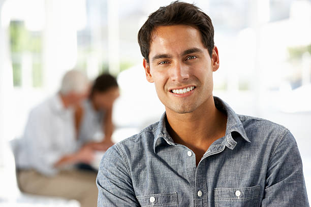 istock Hispanic businessman in office 178751229