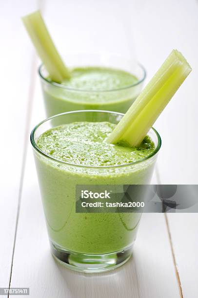 Green Vegetable Smoothie Stock Photo - Download Image Now - Celery, Cocktail, Color Image