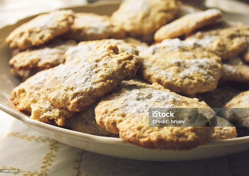 Haferflocken Cookies - Lizenzfrei Dessert Stock-Foto