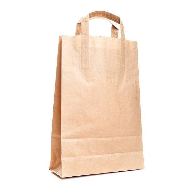 istock Modern shopping paper bag isolated on white 178751630