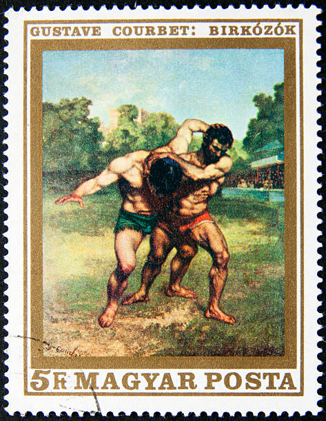 Vintage Hungarian Stamp