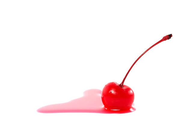 Chery isolate  chery juicy syrup maraschino cherry stock pictures, royalty-free photos & images