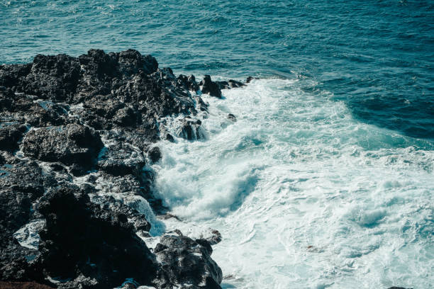 istock Ocean waves and rocks, El Golfo, Lanzarote 1787528457