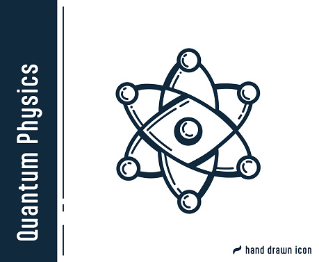 Dive into the mysteries of quantum physics with our hand-drawn icon featuring an atom core. Ideal for scientific, educational, and futuristic designs, this detailed sketch adds a touch of complexity and innovation. Download now for a visually captivating addition to your exploratory projects.