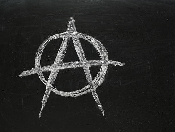 anarchy símbolo - símbolo da anarquia - fotografias e filmes do acervo