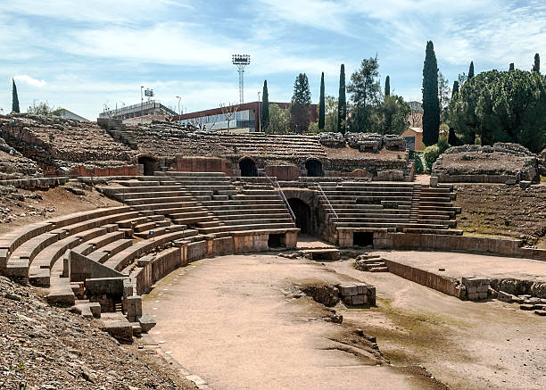 istock Roman forum of Emerita Augusta 178753818
