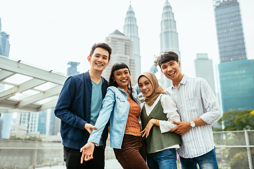 South East Asian youth in the city
