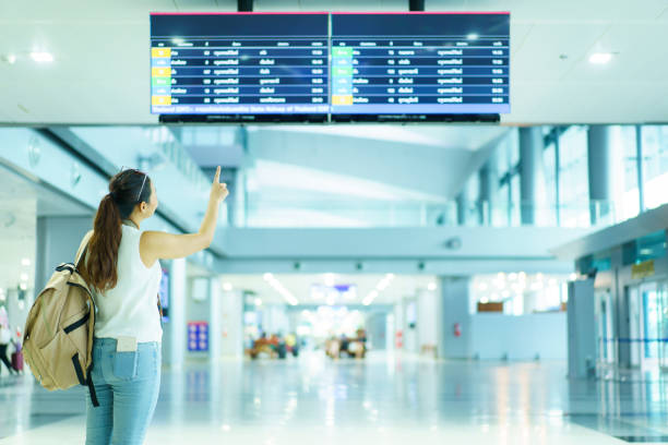 istock Female passenger traveling. 1787560793