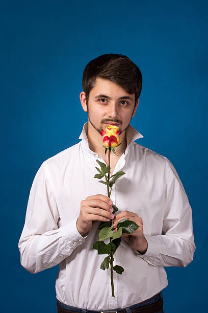 istock Man giving the red roses 178756365