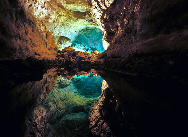 Cueva de Los Verdes in Lanzarote, Spain