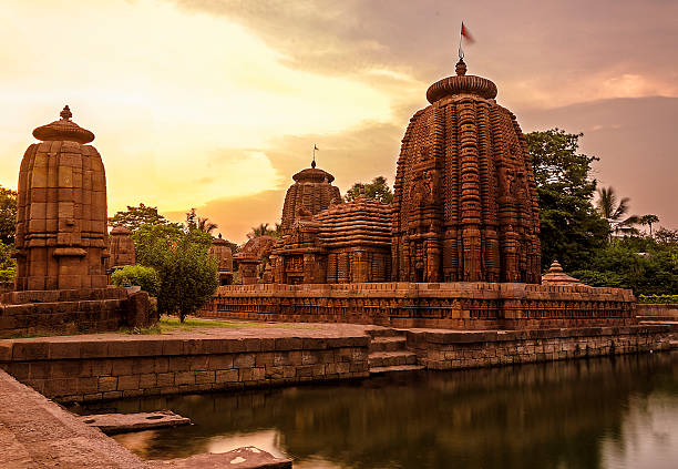 Ancient Indian Temple Ancient Indian stone Temple named Mukteswar temple in Bhubaneswar, India built centuries ago. odisha stock pictures, royalty-free photos & images