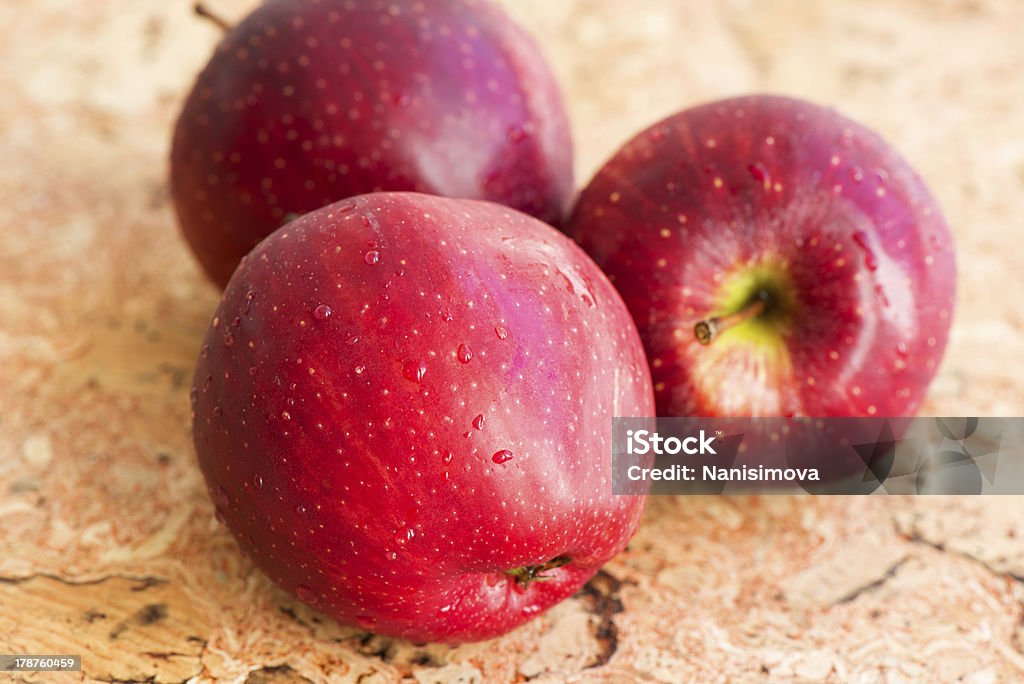 Tre mele primo piano - Foto stock royalty-free di Alimentazione sana