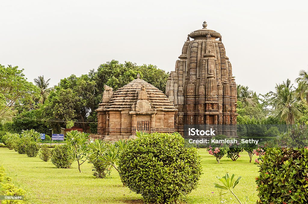 Ancient Indian Temple Ancient Indian stone Temple named Raja Rani temple in Bhubaneswar, India built in 11th century. Ancient Stock Photo
