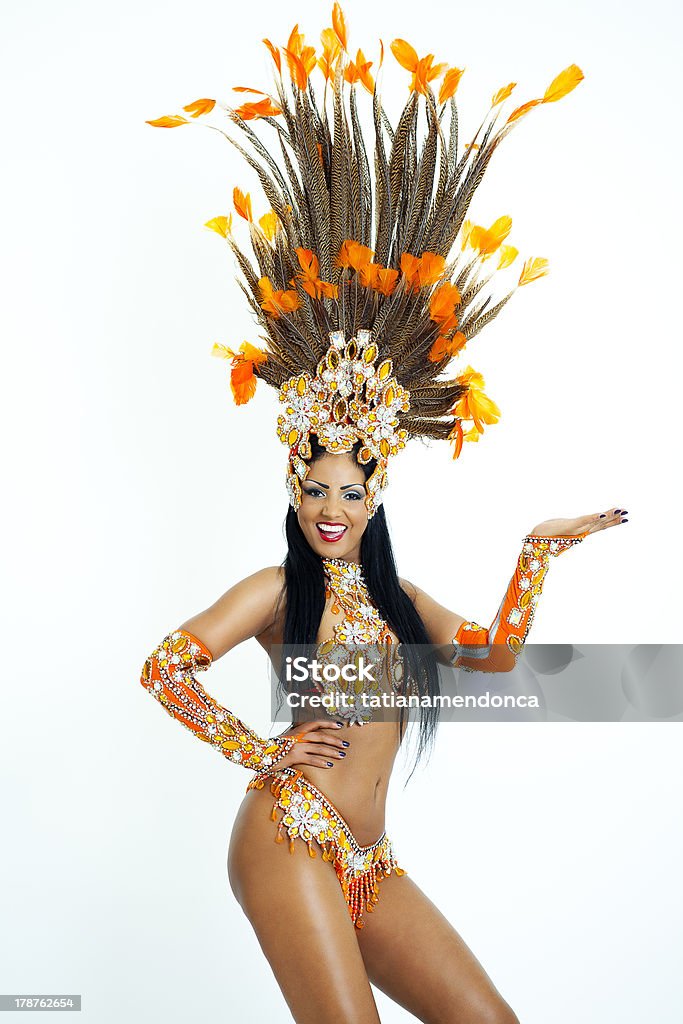 Brazilian Samba-Tänzer - Lizenzfrei Afrikanischer Abstammung Stock-Foto