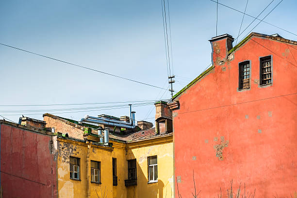 istock Old houses and roofs 178762747