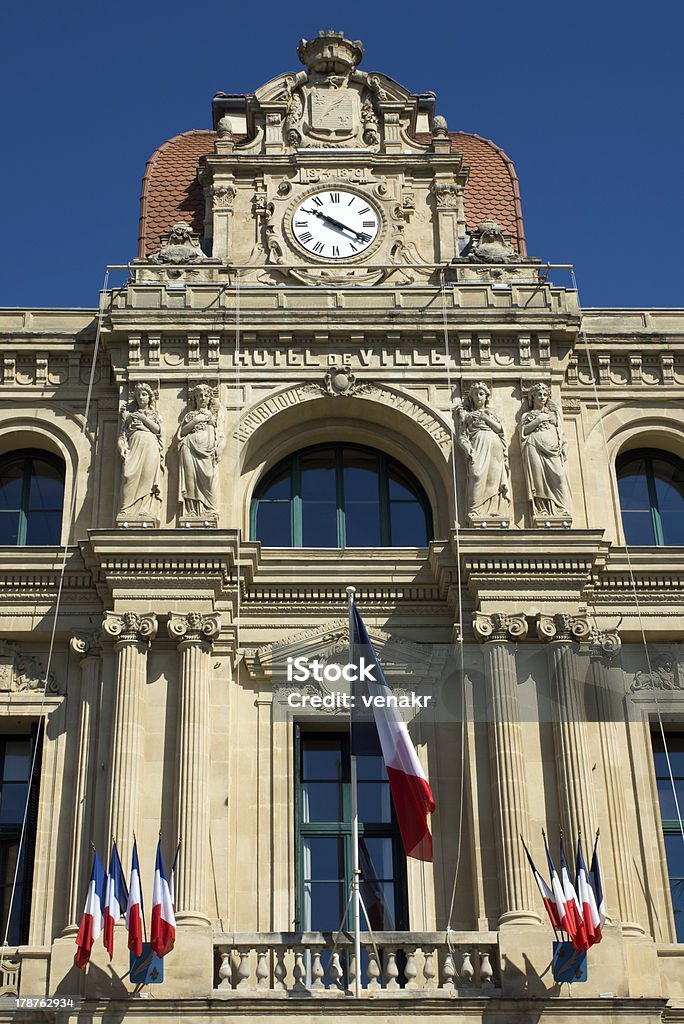 Cannes-Hotel de Ville - Lizenzfrei Alpen Stock-Foto