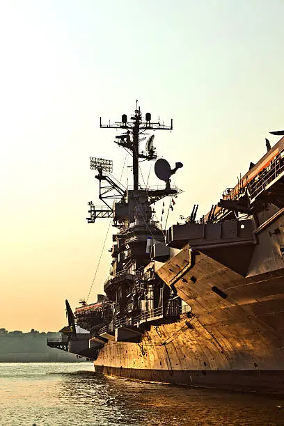 Photo of aircraft carrier as museum in New York