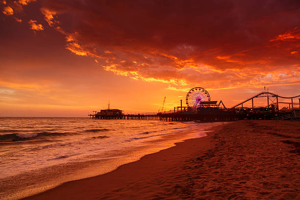 istock The beautiful Santa Monica Pier at sunset 178763748