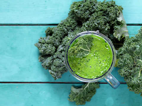 kale smoothie healthy eating and diet