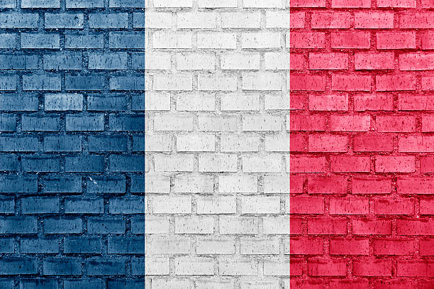 istock France flag on a brick wall 178765930