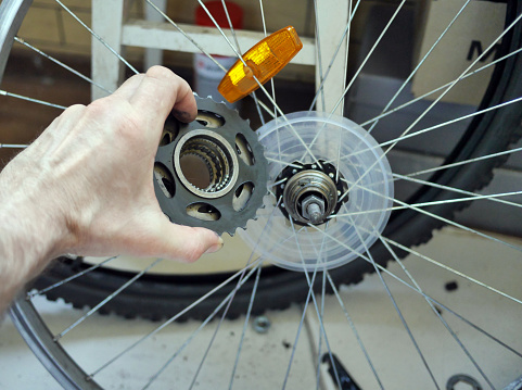 Bicycle freewheel repair at home DIY