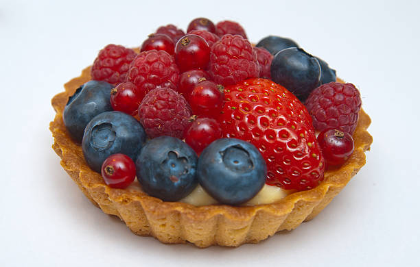 istock Wild berries and cream filled tartalette 178766616