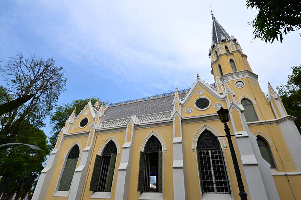 istock Thai temple in Christian church style 178767138