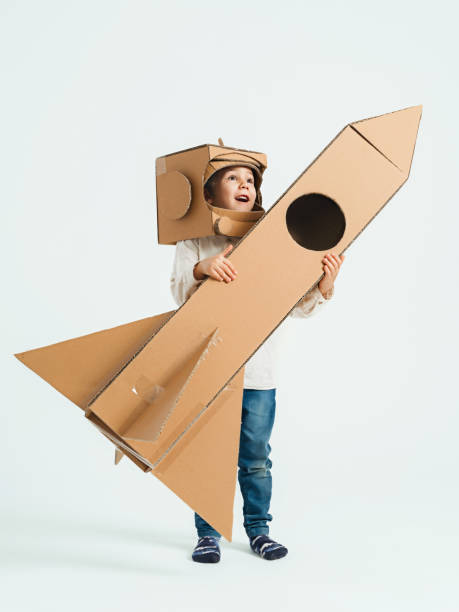 istock Portrait Of Little Astronaut Boy 1787686021
