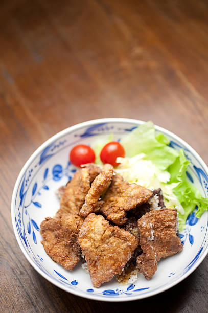 istock Japanese Cuisine Buta no Karaage (Deep fried Pork, fried pork) 178768995