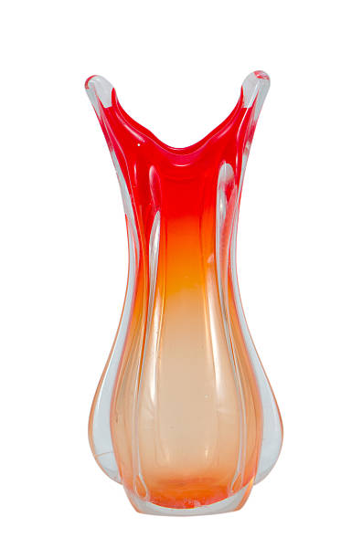istock decorative glass blow handmade red vase on white 178769063