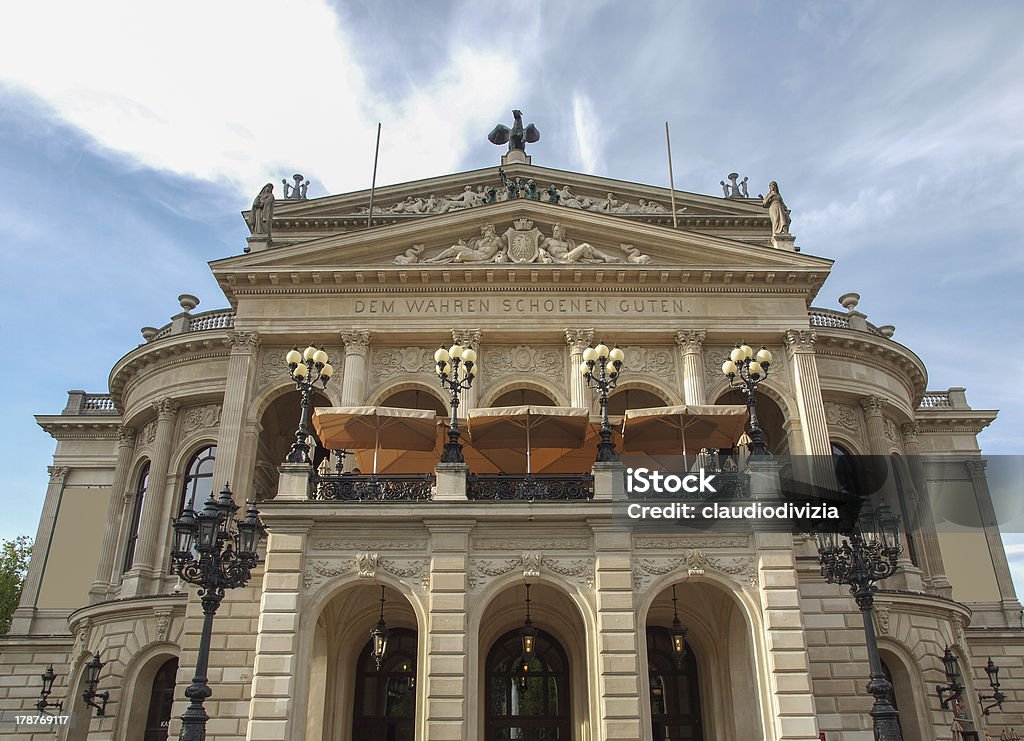 Alte Oper w Frankfurcie - Zbiór zdjęć royalty-free (Architektura)