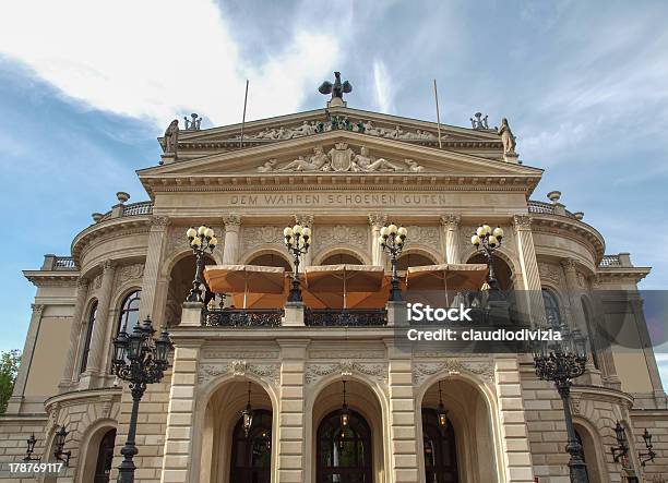 Alte Oper Em Frankfurt - Fotografias de stock e mais imagens de Alemanha - Alemanha, Arquitetura, Europa - Locais geográficos