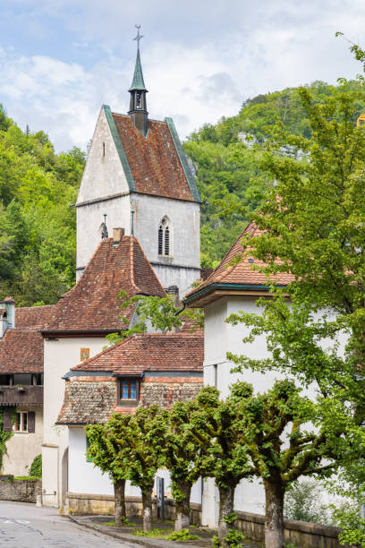 Cityscape St-Ursanne Switserland