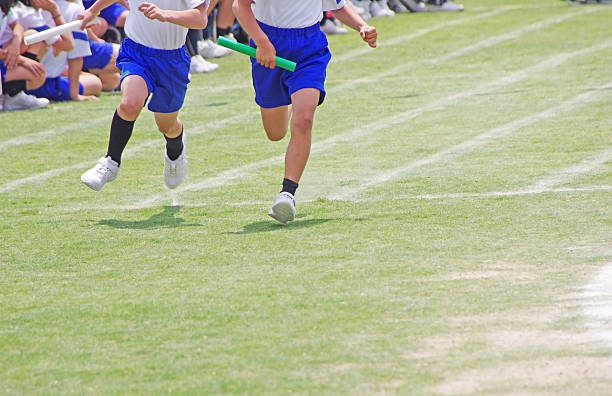 istock relay race on a field day in Japan 178770146