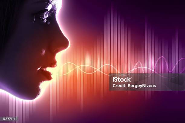 Sound Wave Illustration Stock Photo - Download Image Now - Abstract, Amplifier, Analyzing