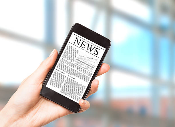 istock News on mobile smart phone. 178771366