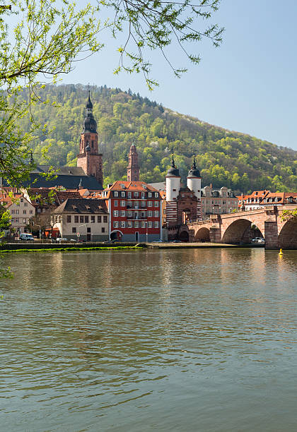 istock Old bridge into town of Heidelberg Germany 178772647