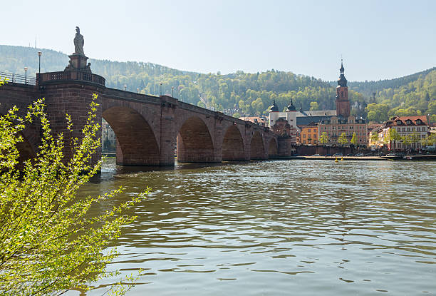 istock Old bridge into town of Heidelberg Germany 178773056