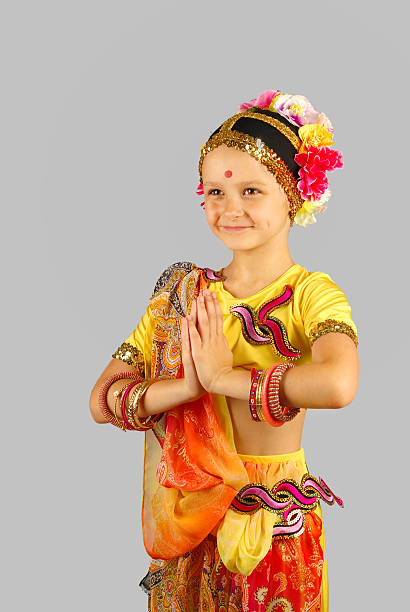 istock Indian girl (dancer) in inviting posture 178773925
