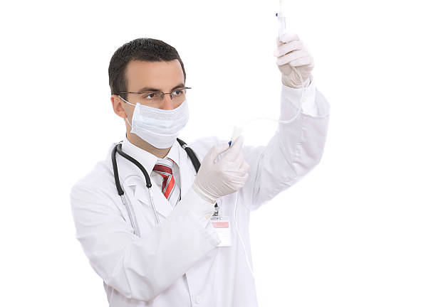 istock Doctor attach syringe medication . Isolated 178774684