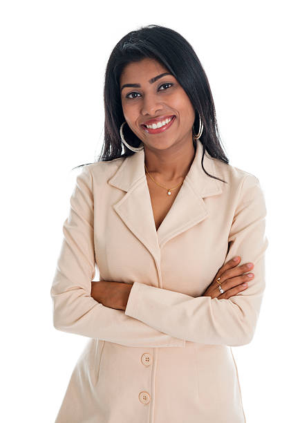 istock Attractive Indian businesswoman hands folded 178775027