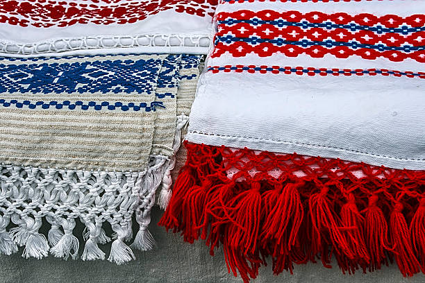 istock Materials and embroidered Romanian traditional port specific 178775071