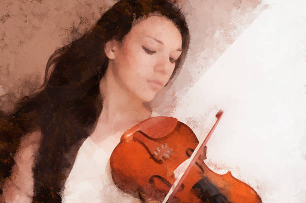 istock Young female playing the violin. 178775867