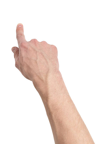 istock adult male hand touching virtual screen 178775956