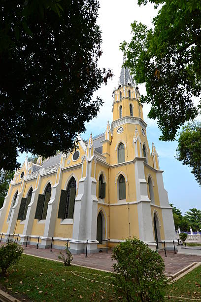 istock Thai temple in Christian church style 178776477