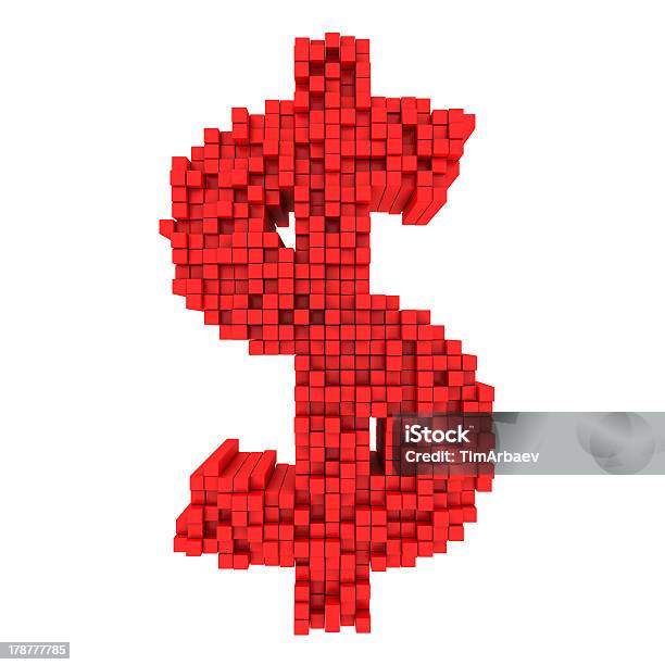 Matrix Dollar Stock Photo - Download Image Now - Abstract, Banking, Block Shape