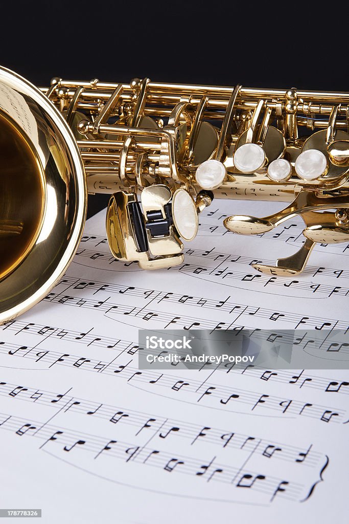 Trompete e Nota Musical - Royalty-free Arte Foto de stock