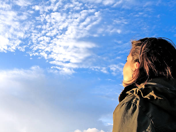 istock Girl gazing the sky 178778433