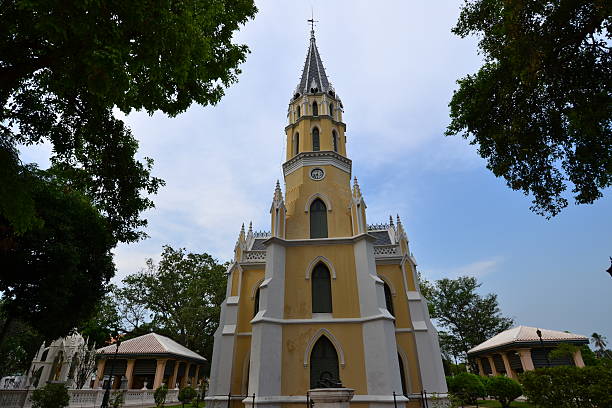 istock Thai temple in Christian church style 178778815